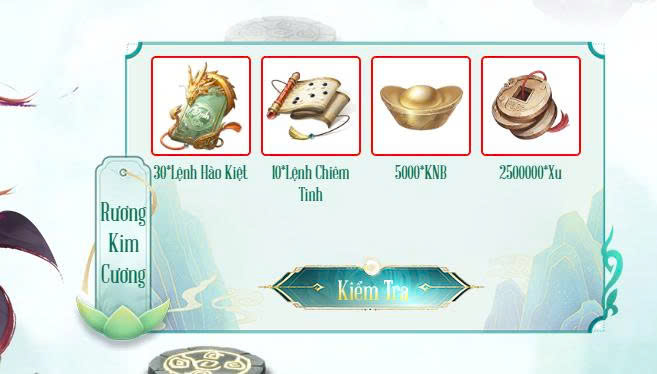 bộ code kim cương tri ân